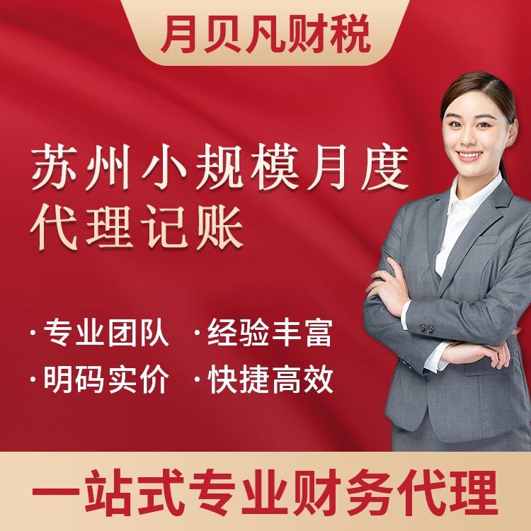 苏州小规模月度代理记账 记账报税200元/月